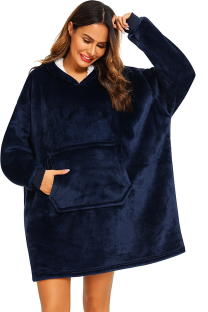 Sweat Plaid Ultra Doux à Capuche – Taille Unique Unisexe | Best Mountain