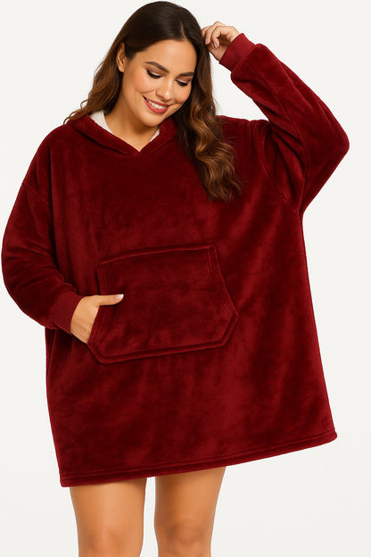 Sweat Plaid Ultra Doux à Capuche – Taille Unique Unisexe | Best Mountain