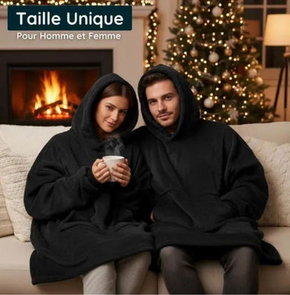 Sweat Plaid Ultra Doux à Capuche – Taille Unique Unisexe | Best Mountain